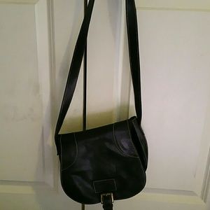 Black saddle bag