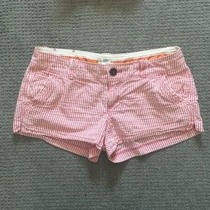 American Eagle pinstriped shorts