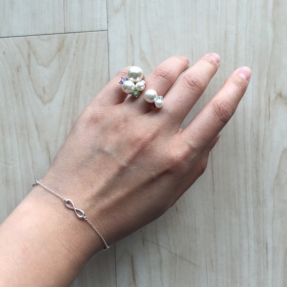 Pearl cuff ring - Picture 2 of 4