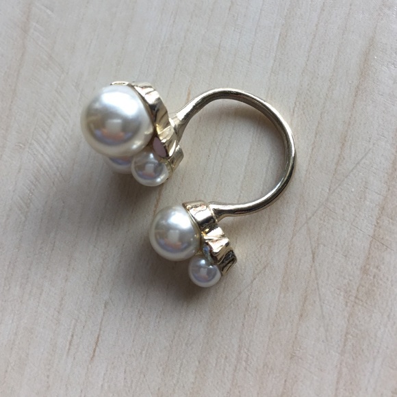 Pearl cuff ring - Picture 3 of 4