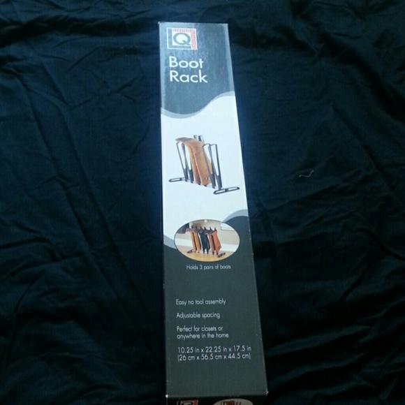 3 pair boot rack NEW in box