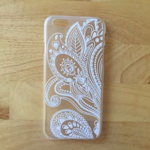 Reserved for Natalie! Clear Henna IPhone 6 Case