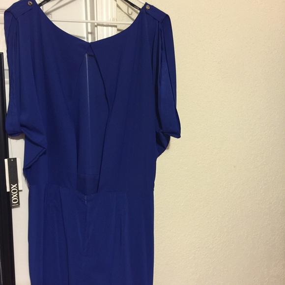 Royal blue party dress