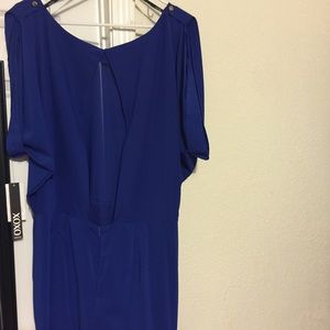 Royal blue party dress