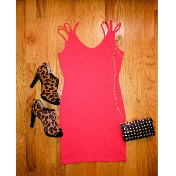 Nordstrom Red bodycon dress