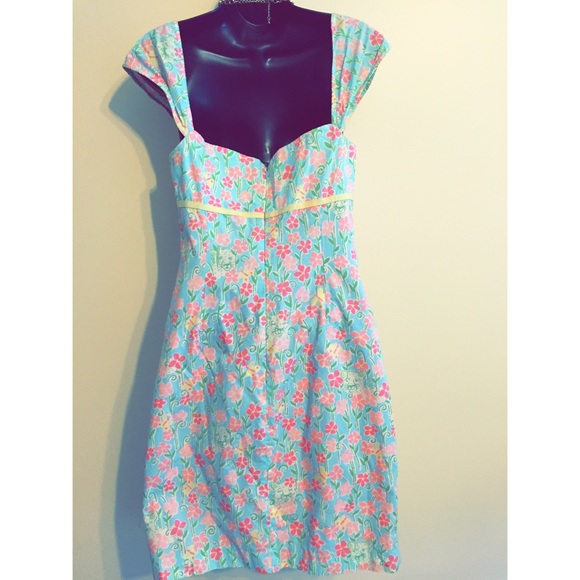 Sold!! Lilly Pulitzer Natasha Dress Sz 4 - Picture 4 of 4