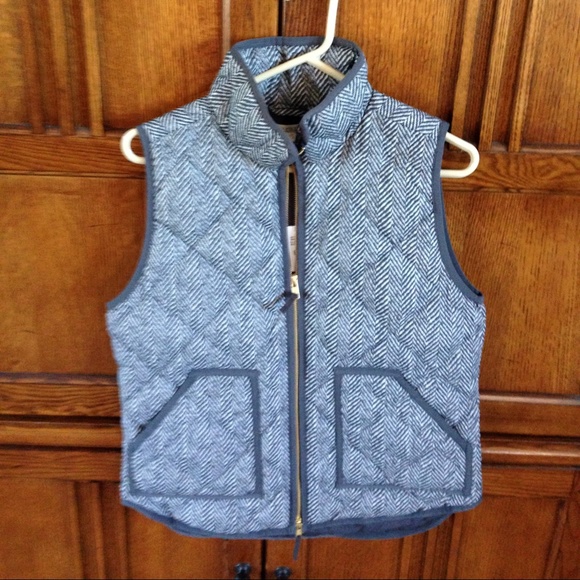 J.Crew Herringbone Vest NWT Med