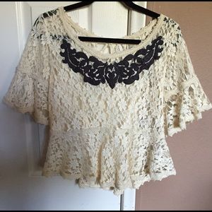 Free people lace top