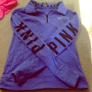 VS Pink Ultimate Yoga Half Zip