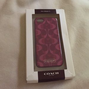 Coach iPhone 5 case (pink)