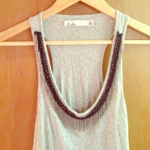 Hi-Line jewel neck tank