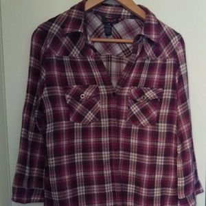 Burgundy Flannel