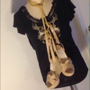 SnaZzy  Jimmy Choo Wedge 37 Brand New