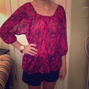 Hot Pink Express Blouse