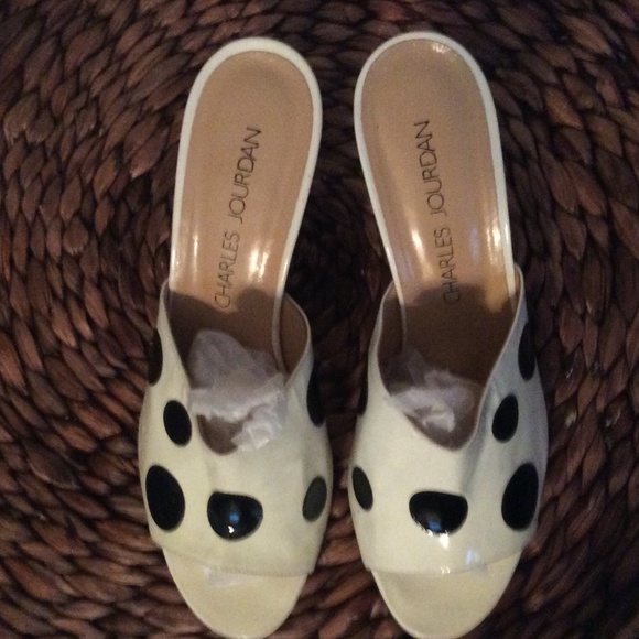 Charles Jourdan slide-in sandal