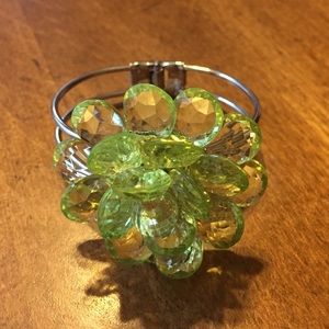 Green Flower Bracelet