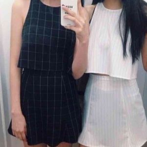 American Apparel Grid lulu skirt