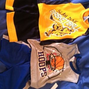 Basketball shirt and shorts set