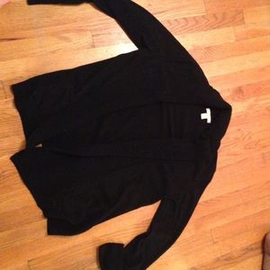 Black cardigan
