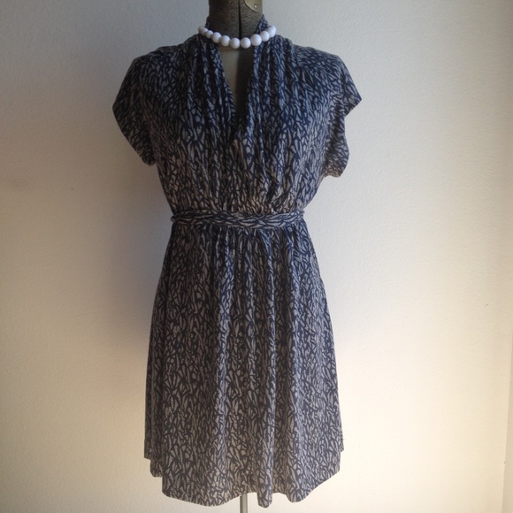 Blue and grey dress - Picture 1 of 3