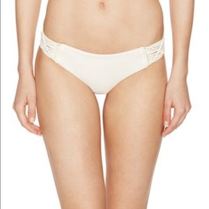 Mikoh bikini bottoms in color Bone. Size small.
