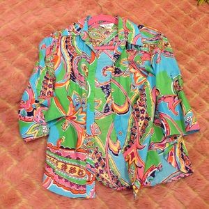 Vintage Lilly Pulitzer button up