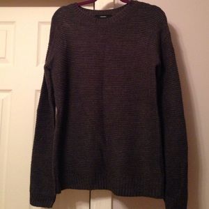 Knit thick sweater