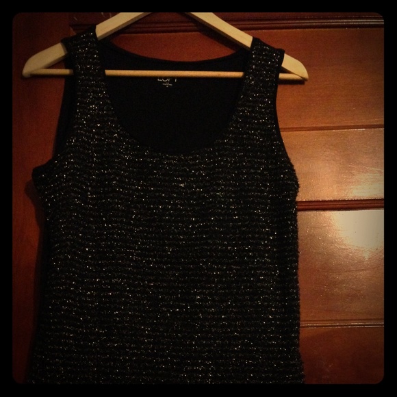 85% off LOFT Tops - Ann Taylor Loft black tank top from A's closet on Poshmark