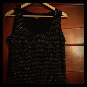 Ann Taylor Loft black tank top
