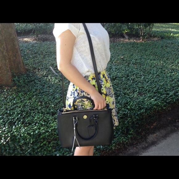 Tory Burch Robinson Mini Double tote - Picture 2 of 4
