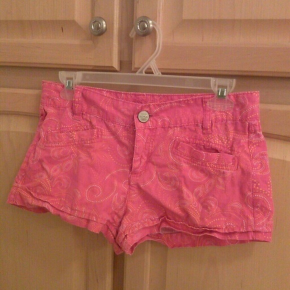 Bongo orange patterned shorts