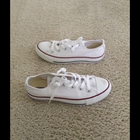 White converse all star shoes