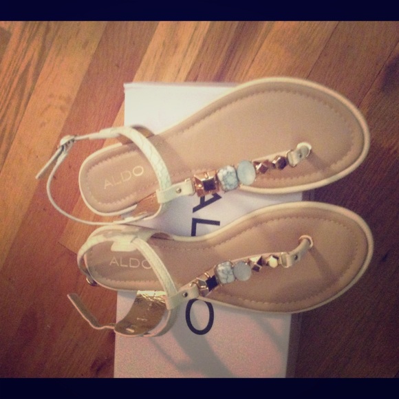Aldo strappy gem sandals