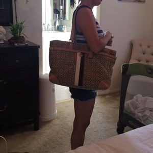 Coach large work/diaper bag