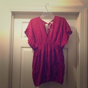 Pink Michael Kors top. Size XL NWT