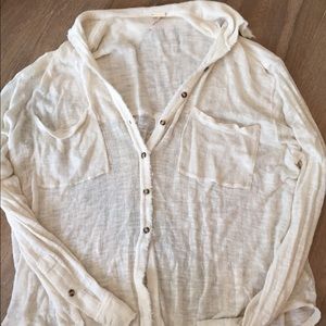 Free People Beach Button down