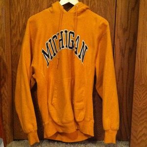 Oversized Michigan Hooded Sweatshirt