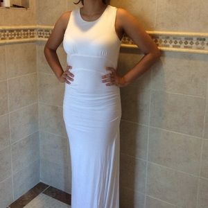 White formal dress