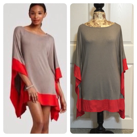 Michael Stars Dresses & Skirts - Michael Stars Eve Caftan - Taupe/Fire