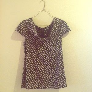 Boat neck blouse from Anthropologie