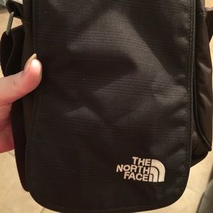 North Face small brown cross body