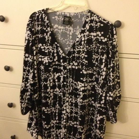 Black and white shirt