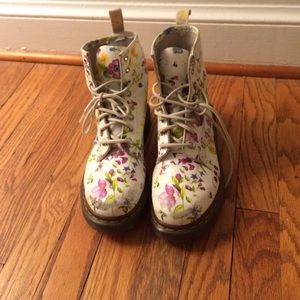 Rare floral doc martens from spring collection '12