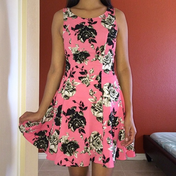 Pink h&m dress
