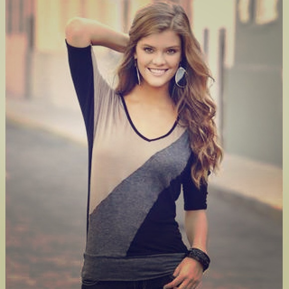 Body Central Tops - Colorblock top