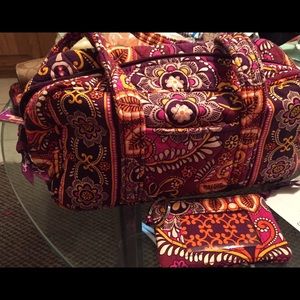 Small Duffle Tote with matching ID purse.