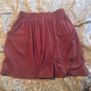 The American Apparel "jersey pocket skirt"
