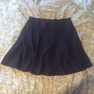 h&m navy circle skirt