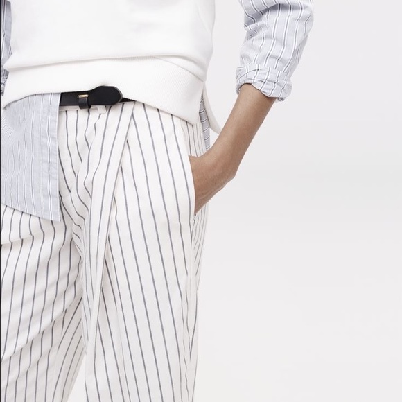 Madewell Pants - Madewell striped Bryant trouser