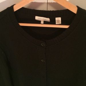 Inhabit black wool-blend sweater, sz L